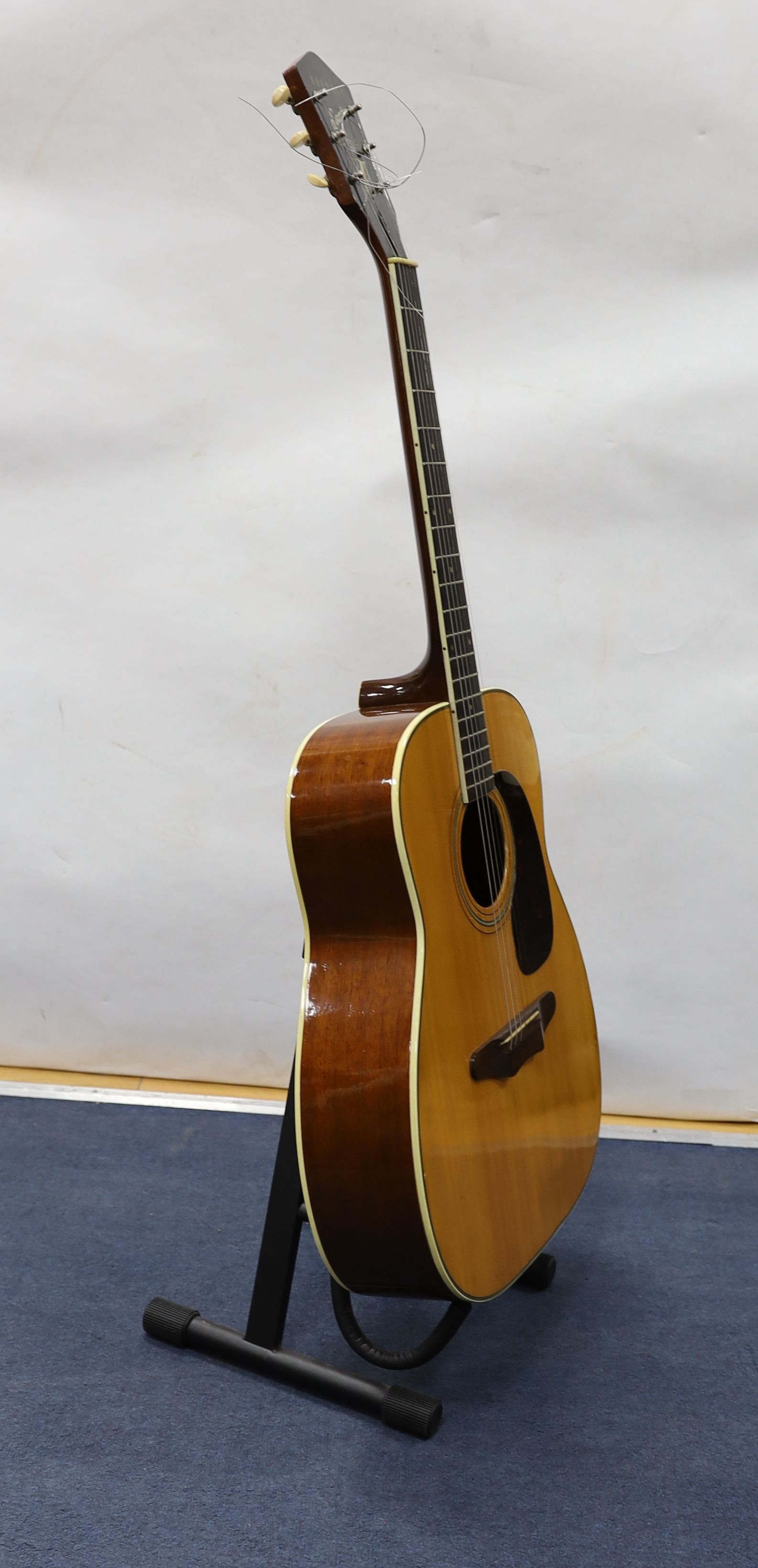 A Harmony Sovereign acoustic guitar